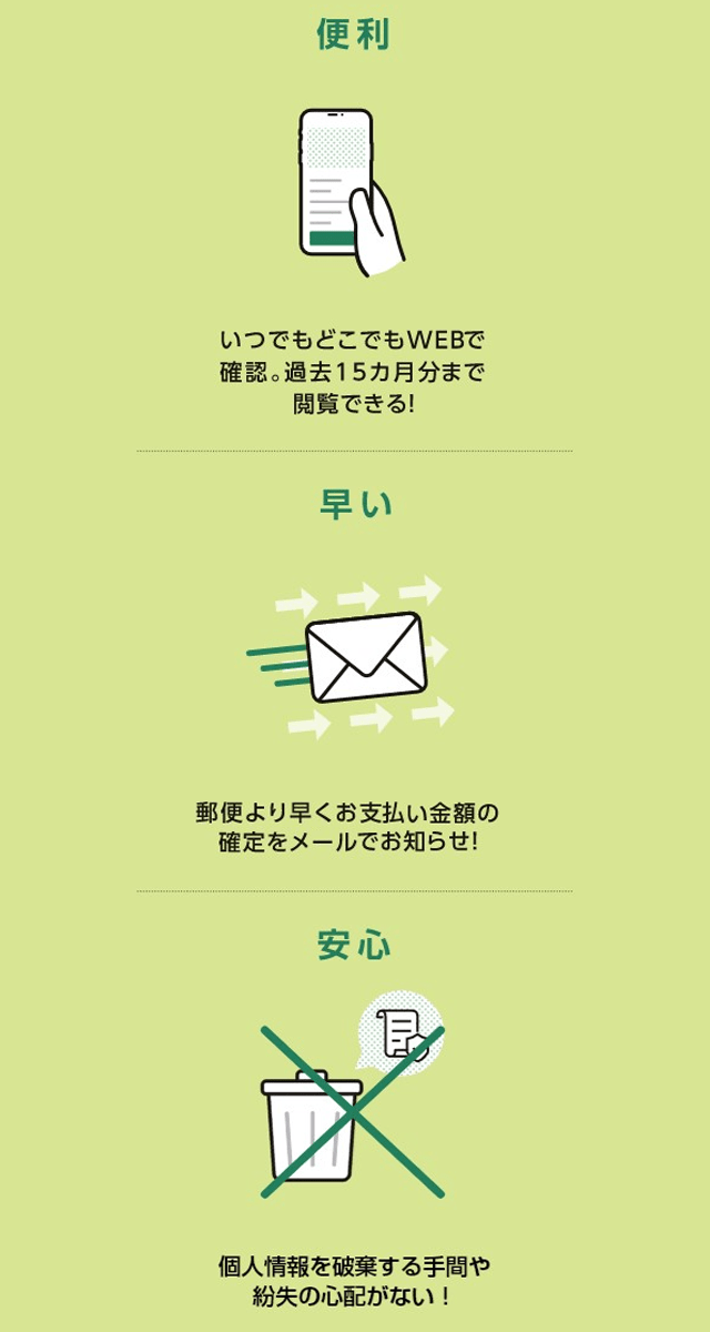 カードご利用代金WEB明細書サービス イメージ