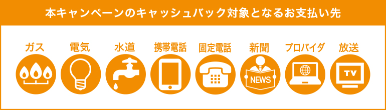 公共料金・携帯電話料金などのカード払い イメージ